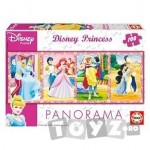 Educa Puzzle Panorama Printesele Disney 100 de piese
