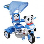 Generic Tricicleta Copii Cu Copertina ARTI Panda 5 Albastru
