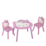 Delta Children Set mobilier masuta si 2 scaunele Hello Kitty