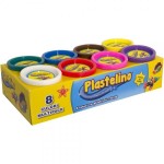 PLASTELINO Plastelino – Multipack (8 culori)