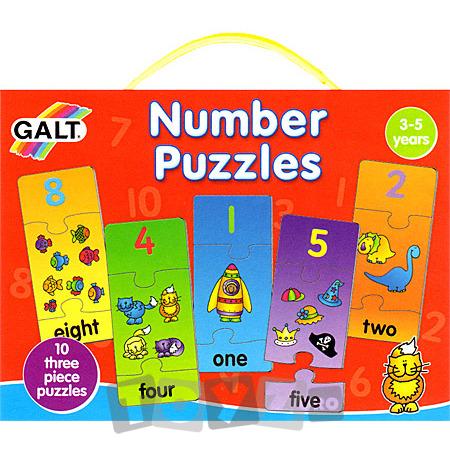 Galt Puzzle cu numere (3 piese)