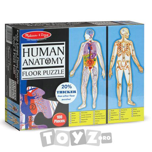 Melissa & Doug Puzzle de podea Corpul uman (100 piese)