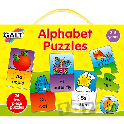 Galt Set 26 de puzzle-uri Alphabet (2 piese)