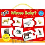 Galt Set 15 puzzle-uri de asociere Whose baby? (2 piese)