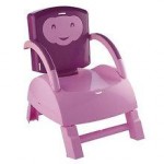 Thermobaby France Thermobaby France – Booster seat 2 in 1 scaunel atasabil la masa + scaunel de joaca pentru copil cu masuta detasabila mov/roz