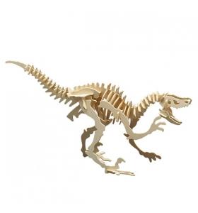 Pebaro Puzzle eco 3D din lemn Velociraptor Pebaro