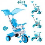 Baby Trike Tricicleta 4 in 1 Deluxe Aqua Baby Trike